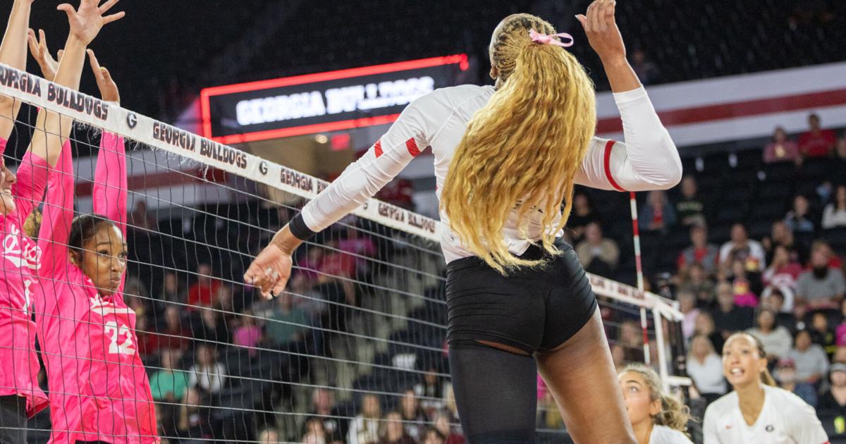 Bianna Muoneke powers Georgia volleyball to fifth straight win | Georgia Sports