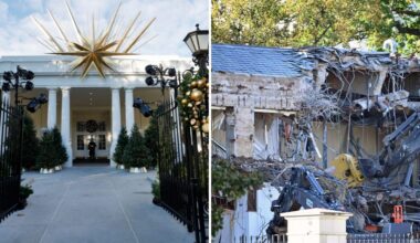 Before-and-After Photos: White House East Wing Demolished for Ballroom