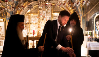 JD Vance visits Church of the Holy Sepulchre following Israel–Hamas ceasefire