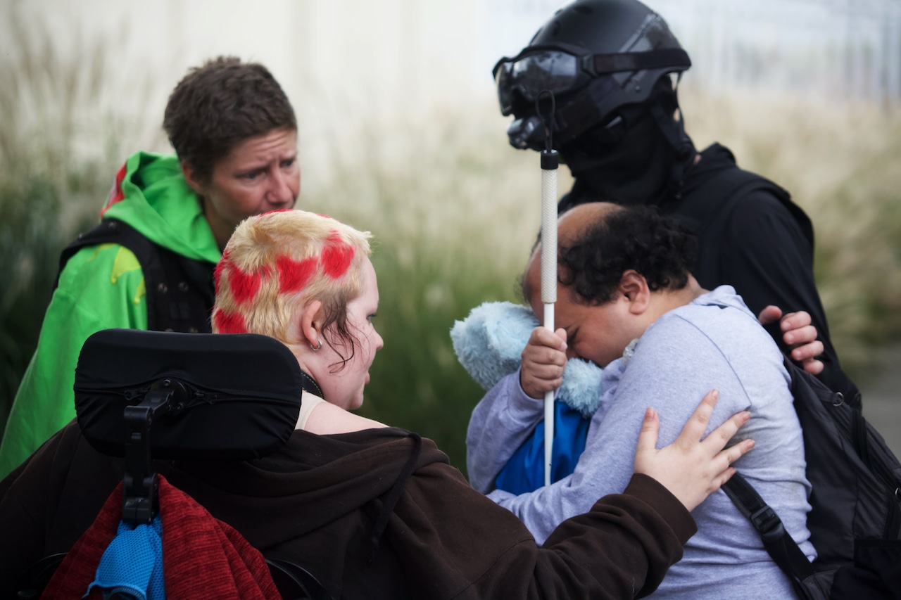 Portland ICE protest -- October 18