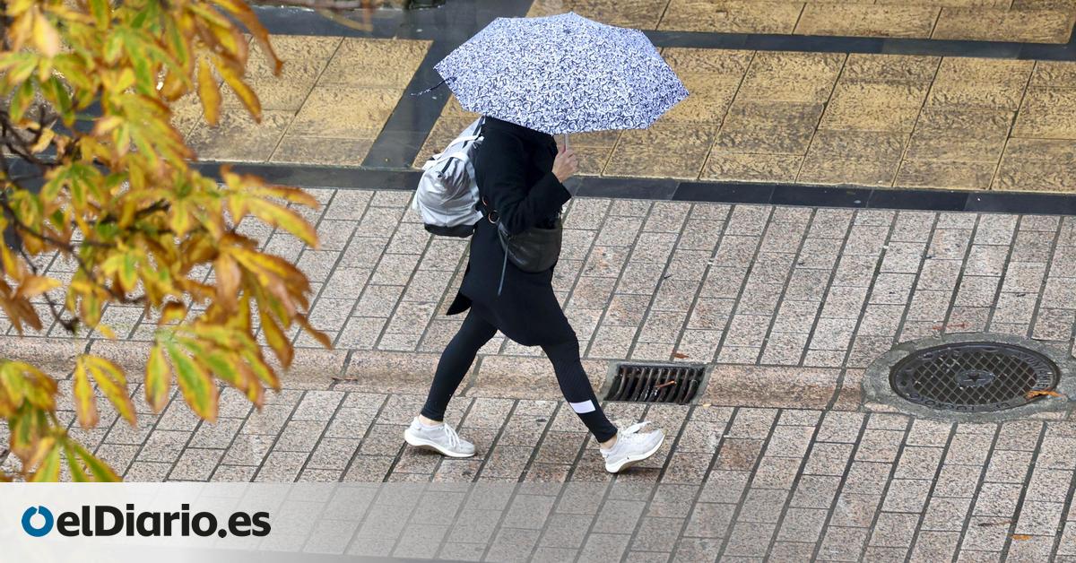 La lluvia se extiende por España con avisos de la Aemet en cinco comunidades