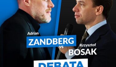 Dzisiaj odbędzie się debata Adriana Zandberga z Krzysztofem Bosakiem na Kanale Zero