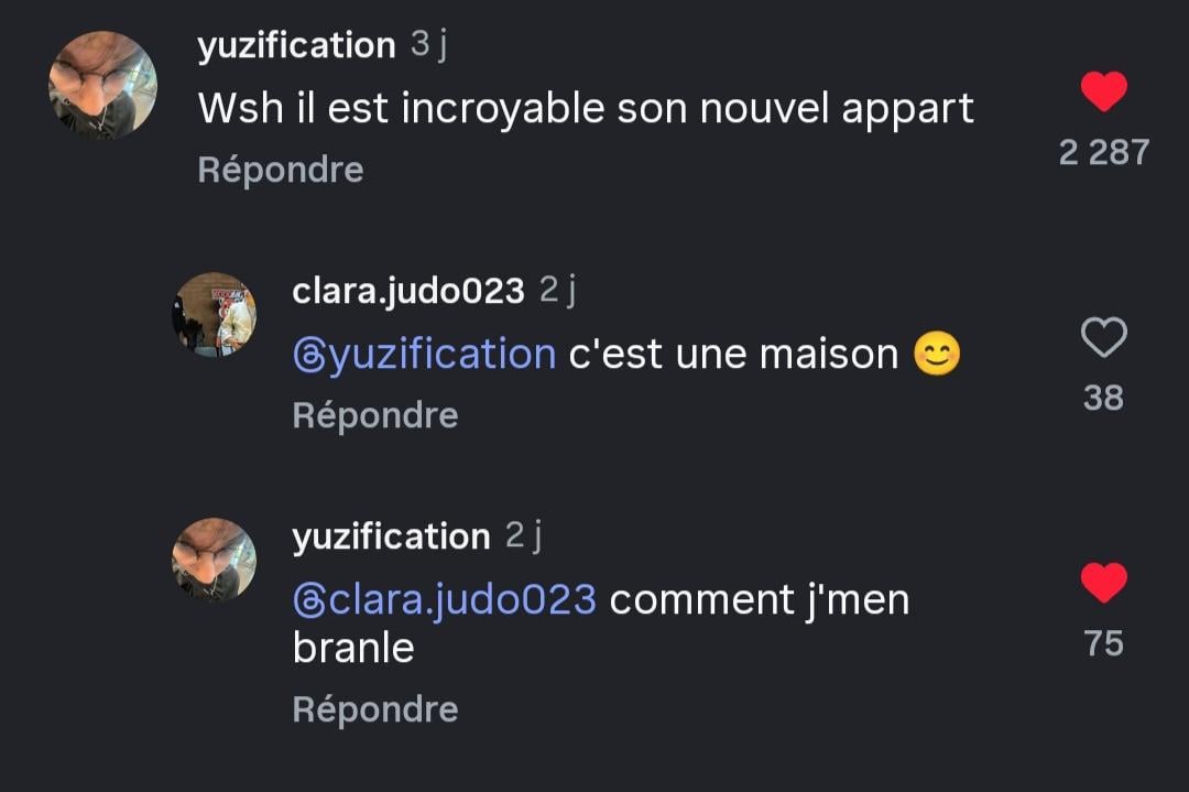 Petite compilation de commentaires sur Instagramme