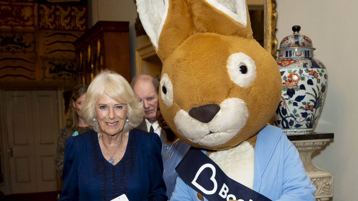 Queen Camilla gives Peter Rabbit receives royal reception at charity event
