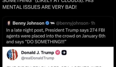 DJT once again making a laughing stock of himself.