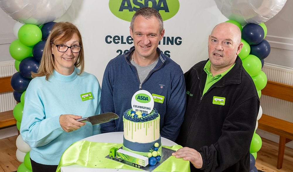 Asda Ballyclare colleagues celebrate 20 years of Asda in Northern Ireland
