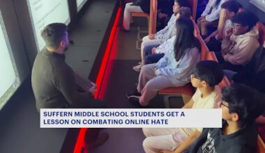 Kosovo War refugee teaches about combating hate across New York state in Mobile Museum of Tolerance