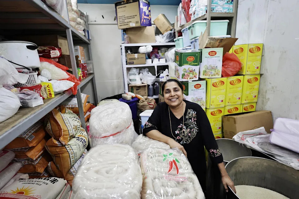 Serving food to strangers has since been a recurring activity for Ms Latha Govindasamy and her family.