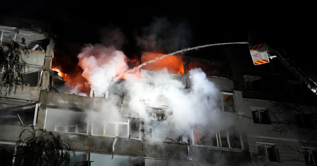 Russia Strikes Ukraine's Rail Network, Hits Sumy High-Rise, Injuring Civilians