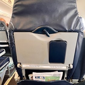 Looking for entertainment? Enjoy the inflight mag, because there’s nothing else.