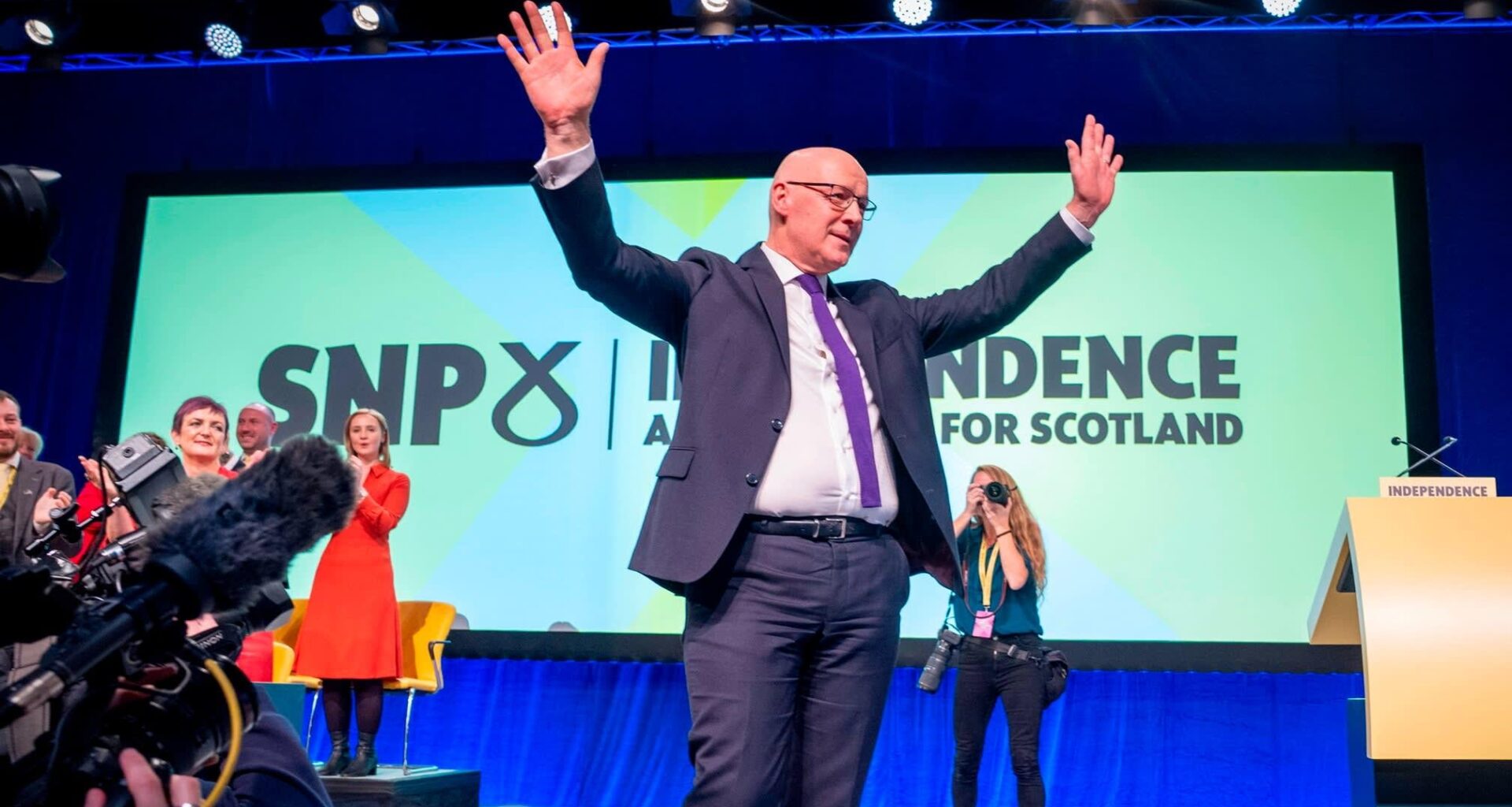 Labour and Tories ‘locked in a race to the right’, says Scottish First Minister