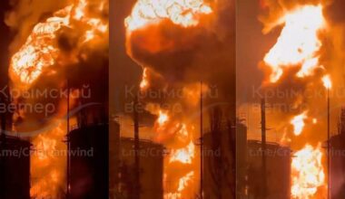 Ukraine launches 'biggest drone attack of war' on Russia as oil depot explodes