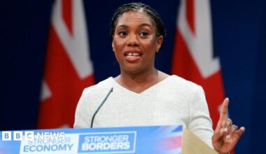 Conservatives would scrap stamp duty, Kemi Badenoch says - follow live