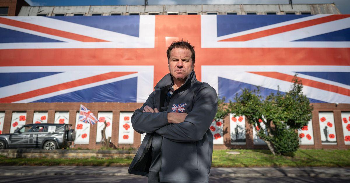 Man, 51, ordered to remove Union flag, so puts up larger 100ft one instead