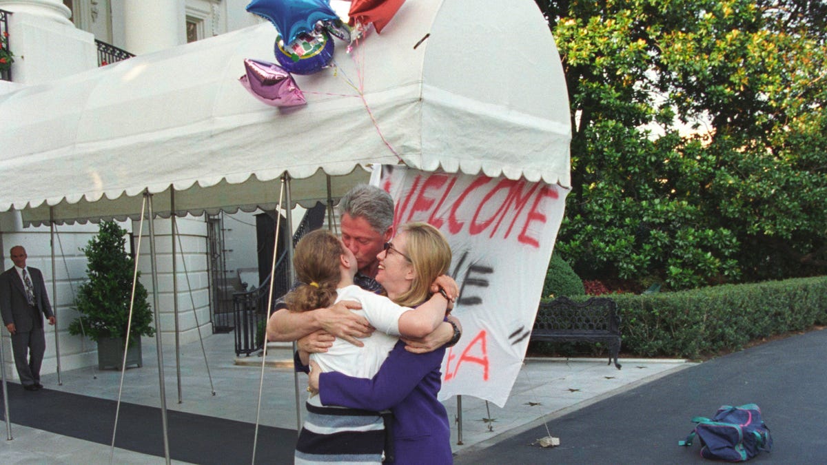 I'm Chelsea Clinton. Trump demolishes a house that isn't his