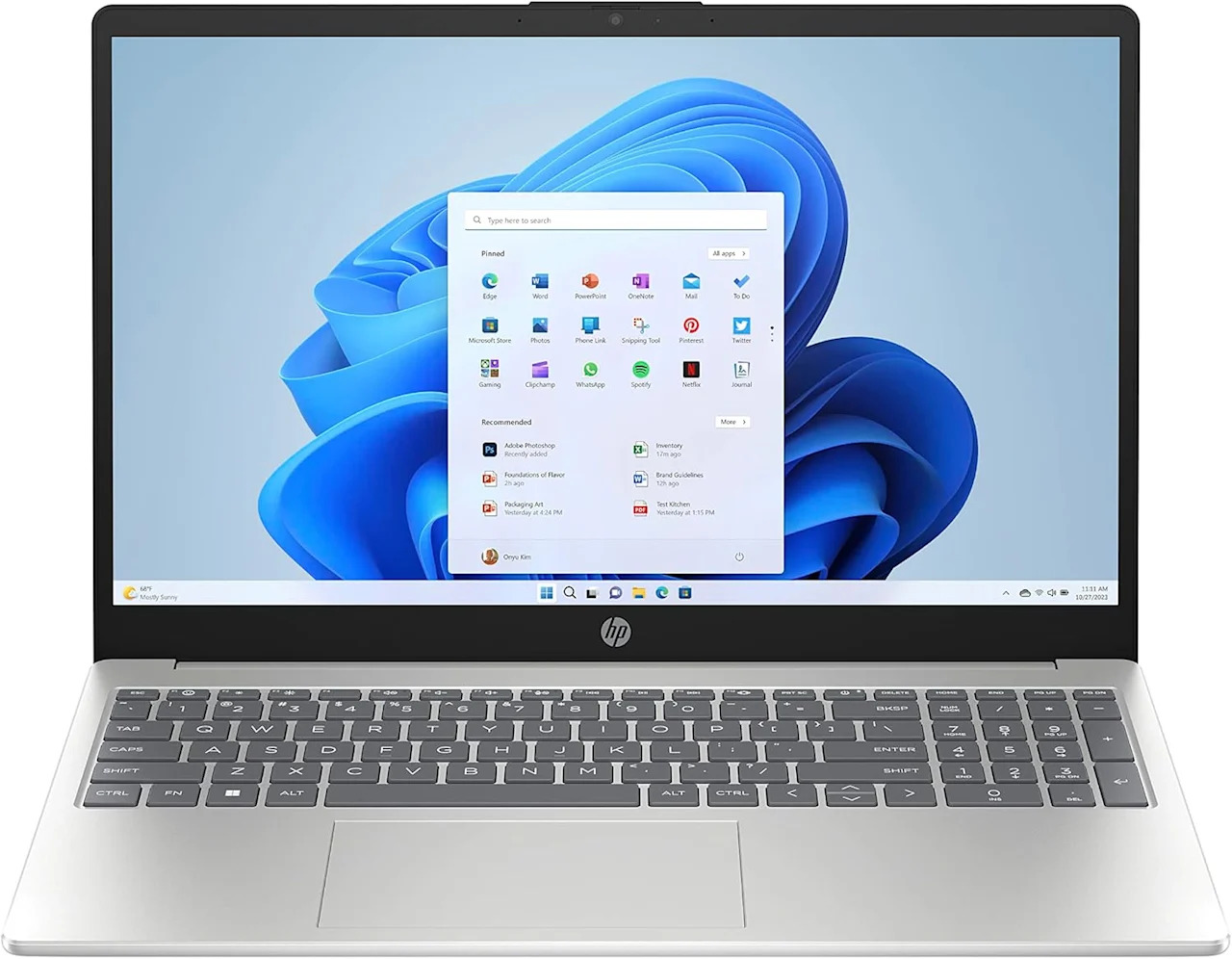 HP 15.6 inch Laptop PC. 