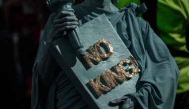 Photos show ‘No Kings’ rallies against Trump across the US and in Europe