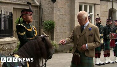 King Charles officially welcomed to Balmoral for start of summer holiday
