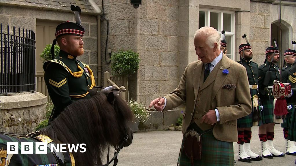 King Charles officially welcomed to Balmoral for start of summer holiday
