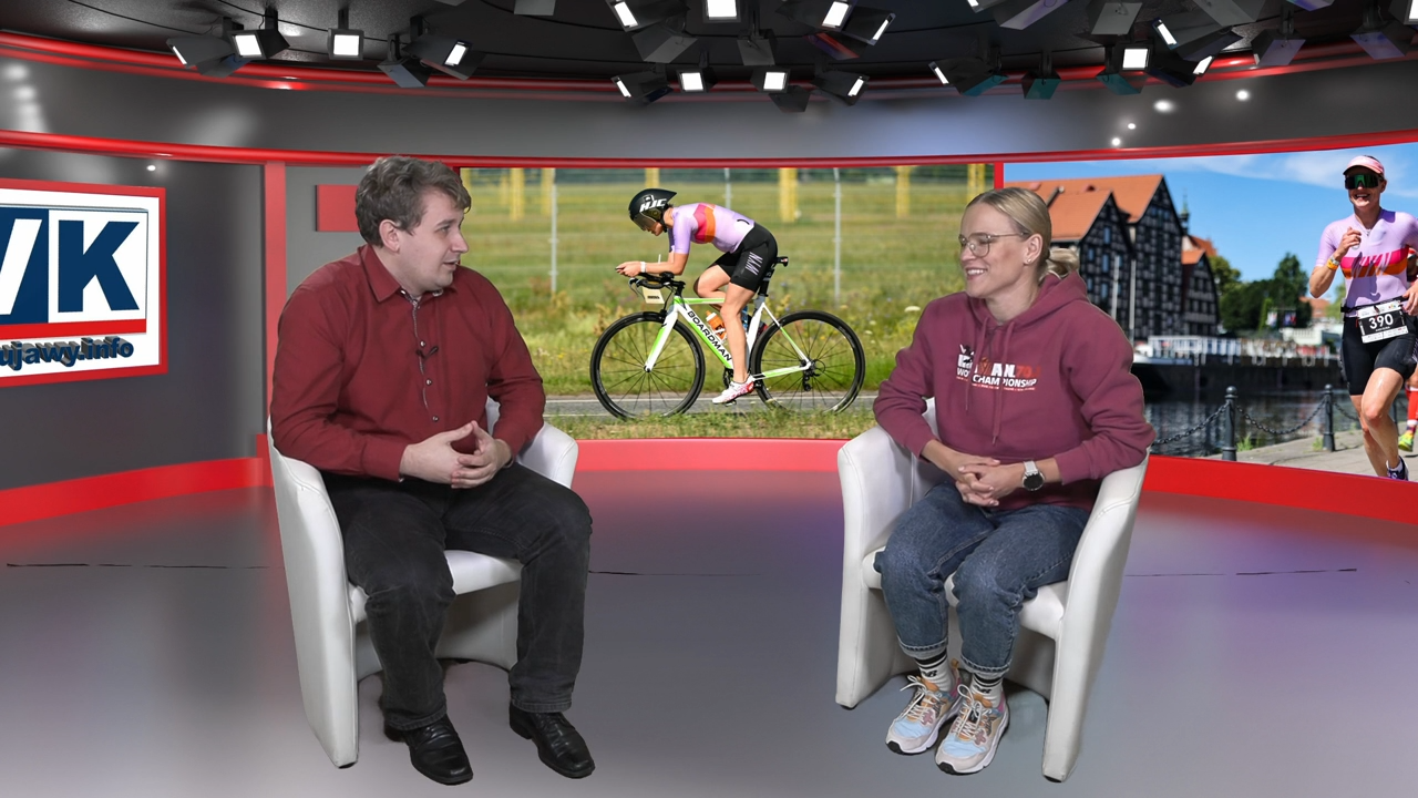 Krótka piłka Andżelina Malinowska o triathlonie - Telewizja Kujawy Włocławek - Media i Aktualności