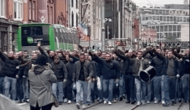 German team Schalke apologises after video of supporter assaulting man in Dublin circulates
