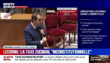 Sébastien Lecornu affirme que la taxe Zucman est "inconstitutionnelle" selon un avis du Conseil d'État