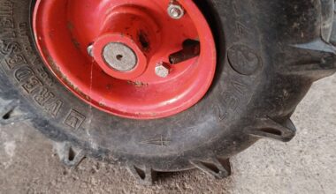 Radwechsel bei Agria3100 Einachser/Motorhacke