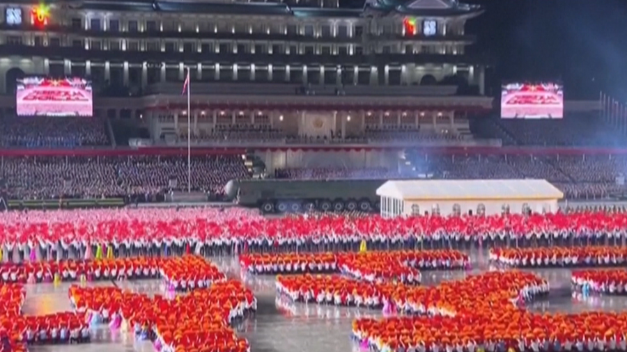 North Korea military parade, Kim Jong Un displays new intercontinental missile