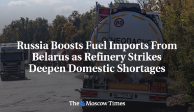 Russia Boosts Fuel Imports From Belarus as Refinery Strikes Deepen Domestic Shortages