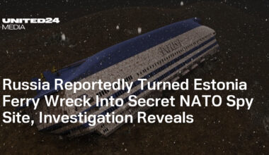 Russia Used Estonia Ferry Wreck to Spy on NATO, Report Says — UNITED24 Media