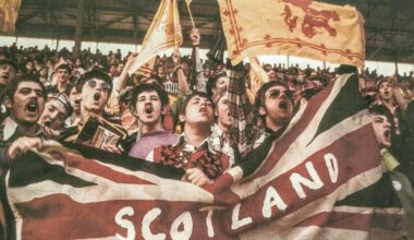 How come in the 50s to 90s Scotland National team games used to have more Lion rampants flags and sometimes union jacks in the crowds compared to now?