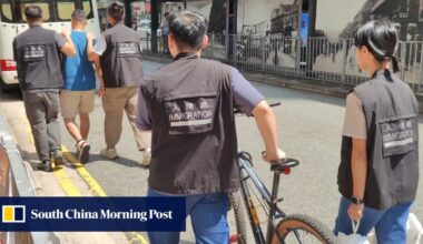 Hong Kong immigration authorities arrest 19 in crackdown on illegal workers