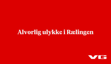 Ulykke ved Rælingstunellen: – Alvorlig