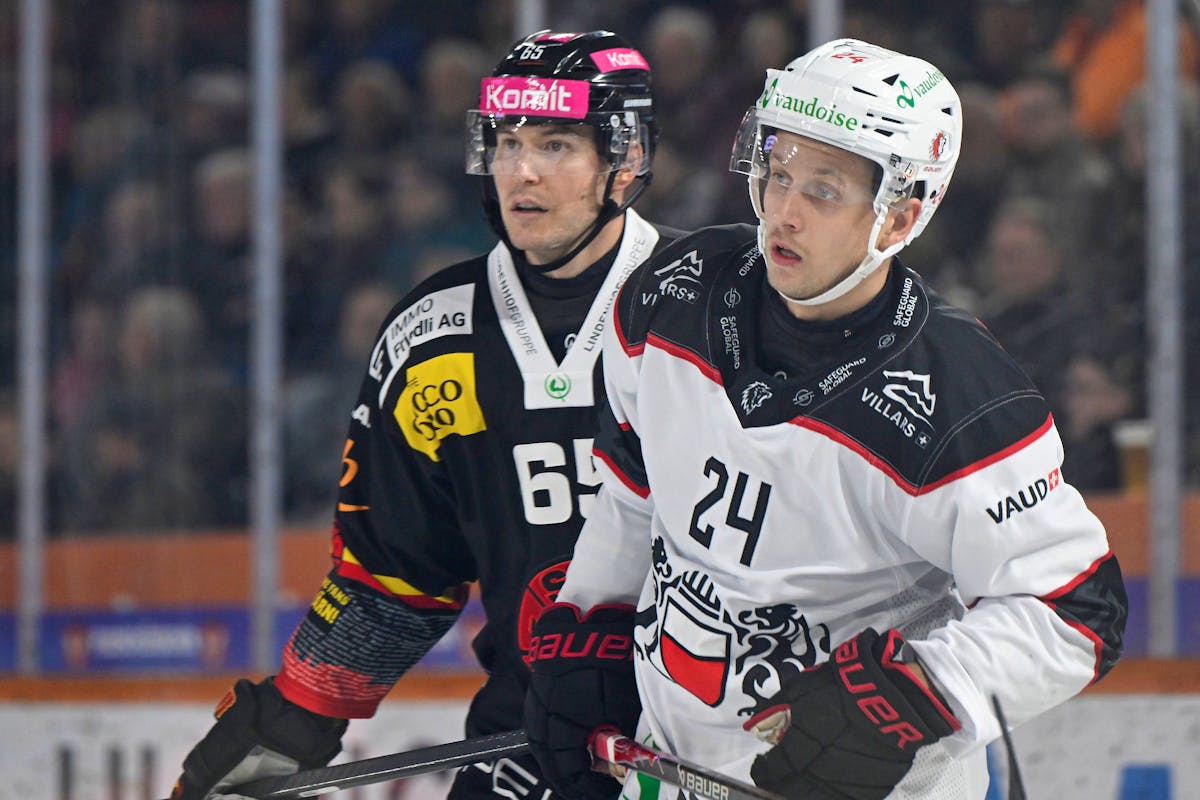 Dominik Kahun (devant) 
a marqué le premier but du LHC en tout début de rencontre.