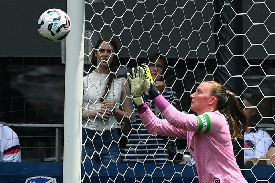 Ireland are without injured goalkeeper Courtney Brosnan. Photo: Stephen McCarthy/Sportsfile