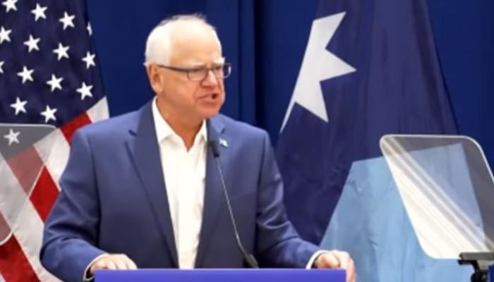 Gov. Tim Walz: Republicans Are Nazis Who Say Divisive Things, ICE Is Gestapo