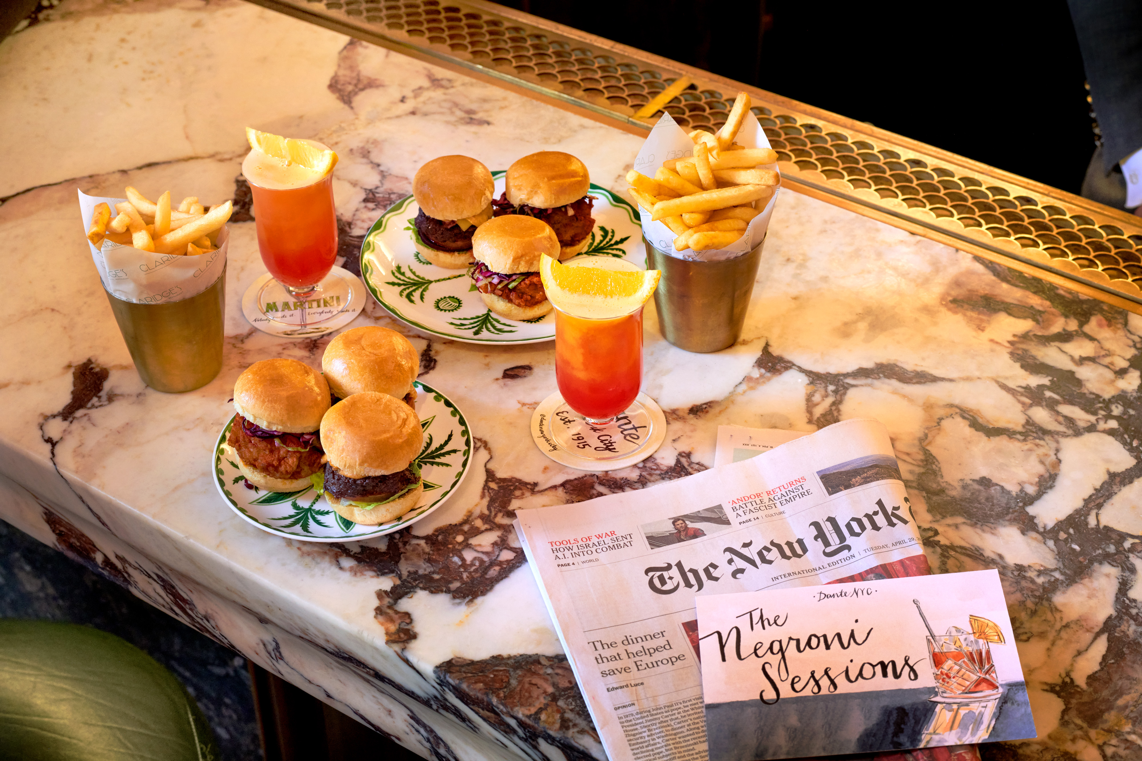 Dante pop-up at Claridge's hotel