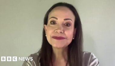 We're grateful for what Trump is doing for peace, Nobel winner Machado tells BBC