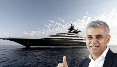 Sadiq Khan holds birthday bash on £268M super yacht owned by billionaire