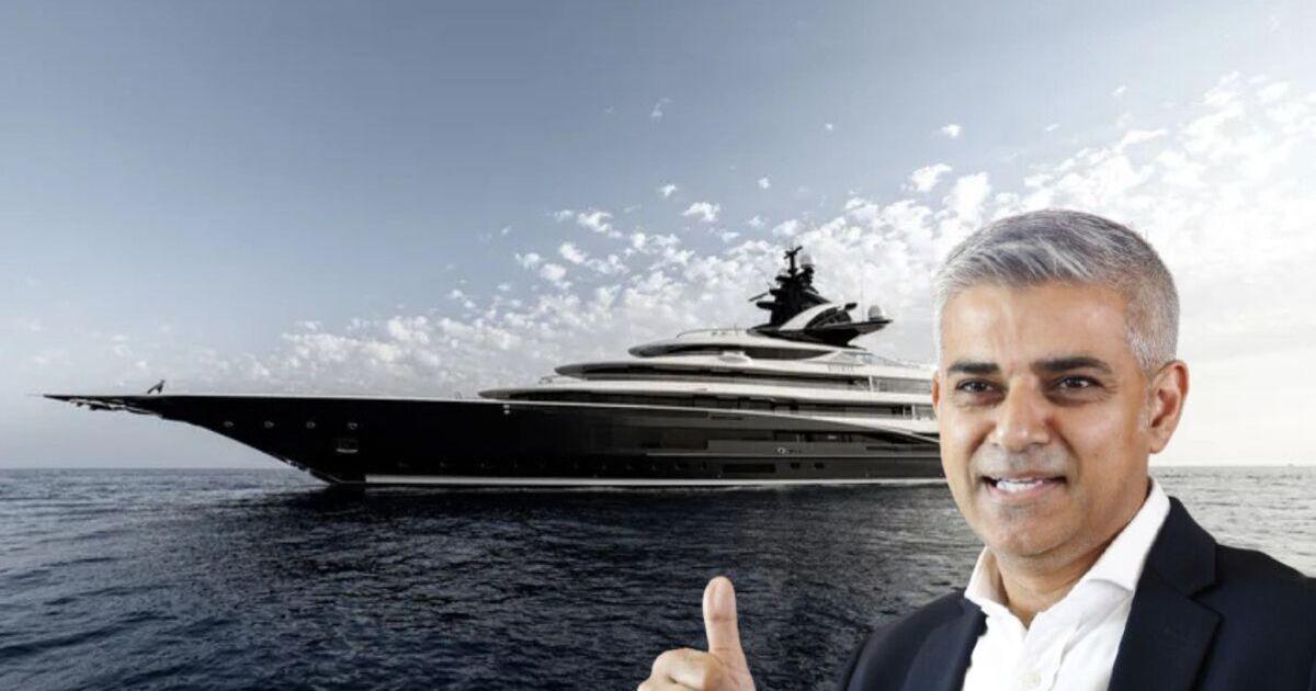 Sadiq Khan holds birthday bash on £268M super yacht owned by billionaire