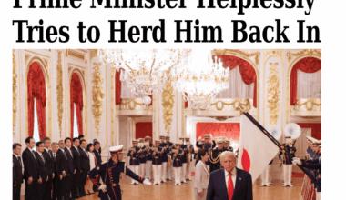 Trump Wanders Off Like Rogue Roomba