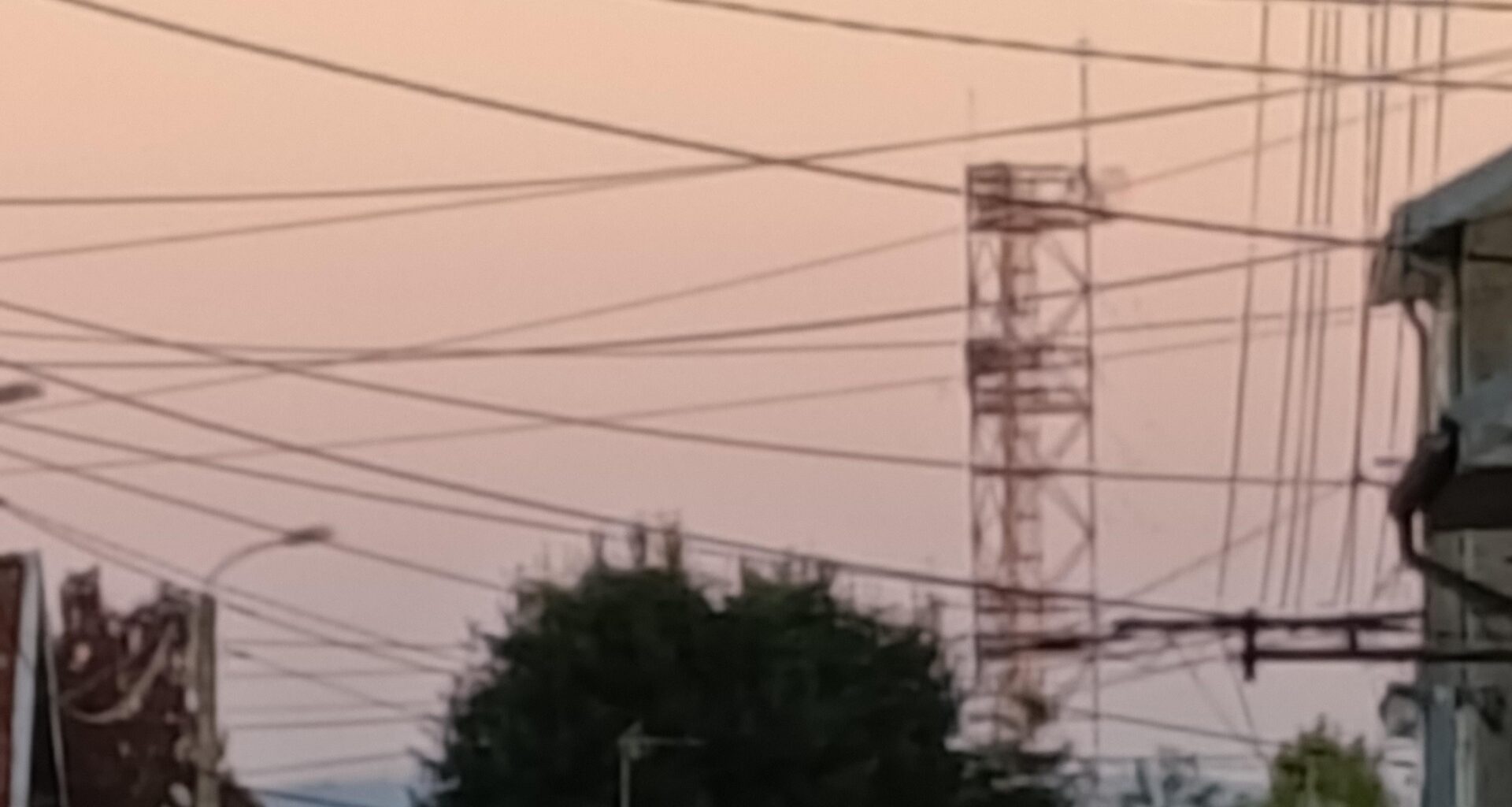 Ceci est une photo prise par un gars qui est arrivé en vélo 1h trop tôt a son entraînement de volley.
