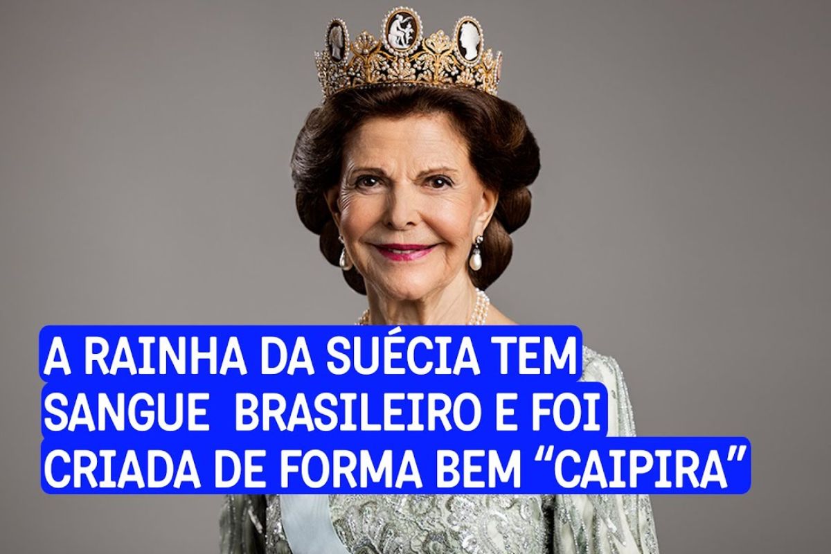 The Queen of Sweden has Brazilian blood, lived on a farm in the interior of São Paulo and grows jabuticaba in the castle as a symbol of her origins.