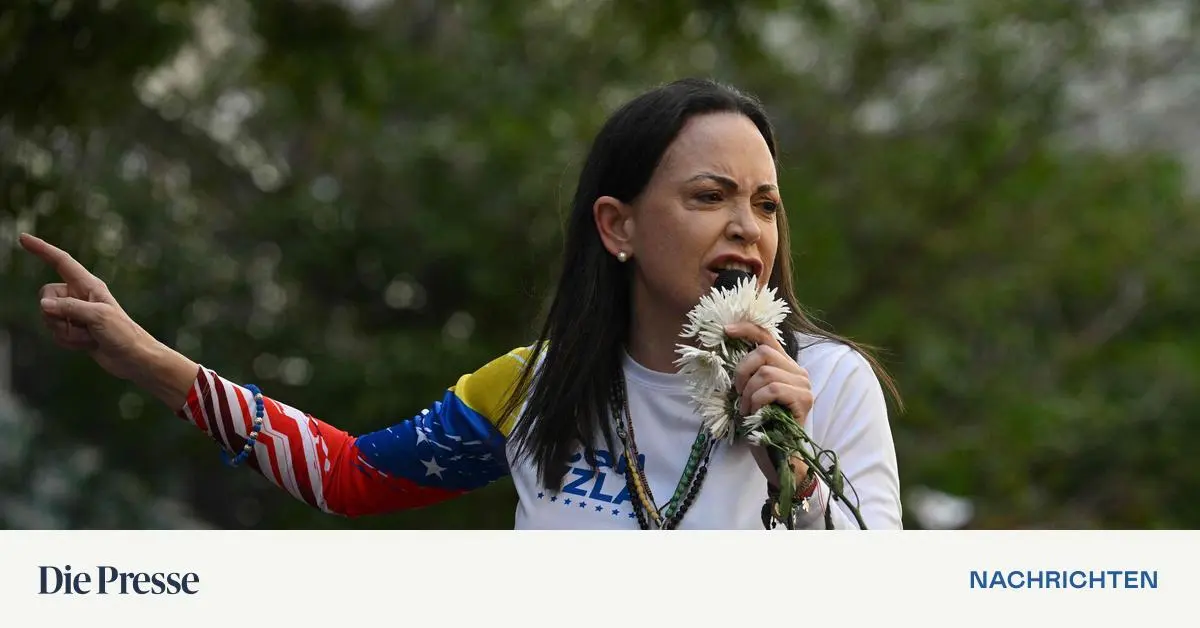 Venezolanerin María Corina Machado widmet Friedensnobelpreis Trump – DiePresse.com