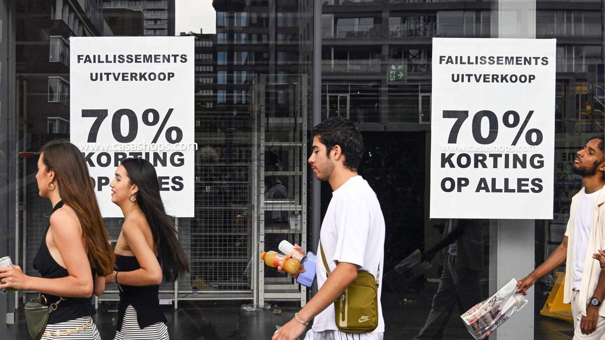 Het aantal faillissementen in Nederland daalt dit jaar met 12 procent.