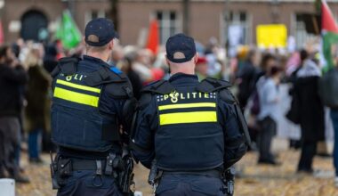 In Amsterdam werd wel een demonstratie met als motto „Samen tegen fascisme” gehouden.