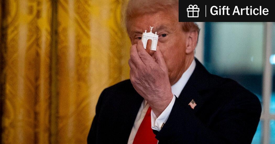 Trump’s Search for Eternity: Heaven? Maybe Not, He Says. Monuments? Absolutely.