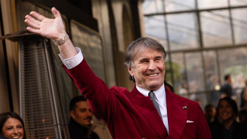 Brunello Cucinelli attends the Brunello Cucinelli's "Break The Silence" event during Milan Fashion Week - Menswear Fall/Winter 2025-2026.