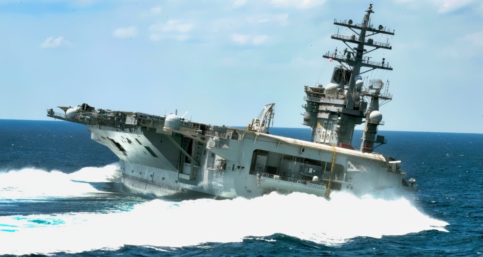 ATLANTIC OCEAN (June 14, 2011) The Nimitz-class aircraft carrier.
