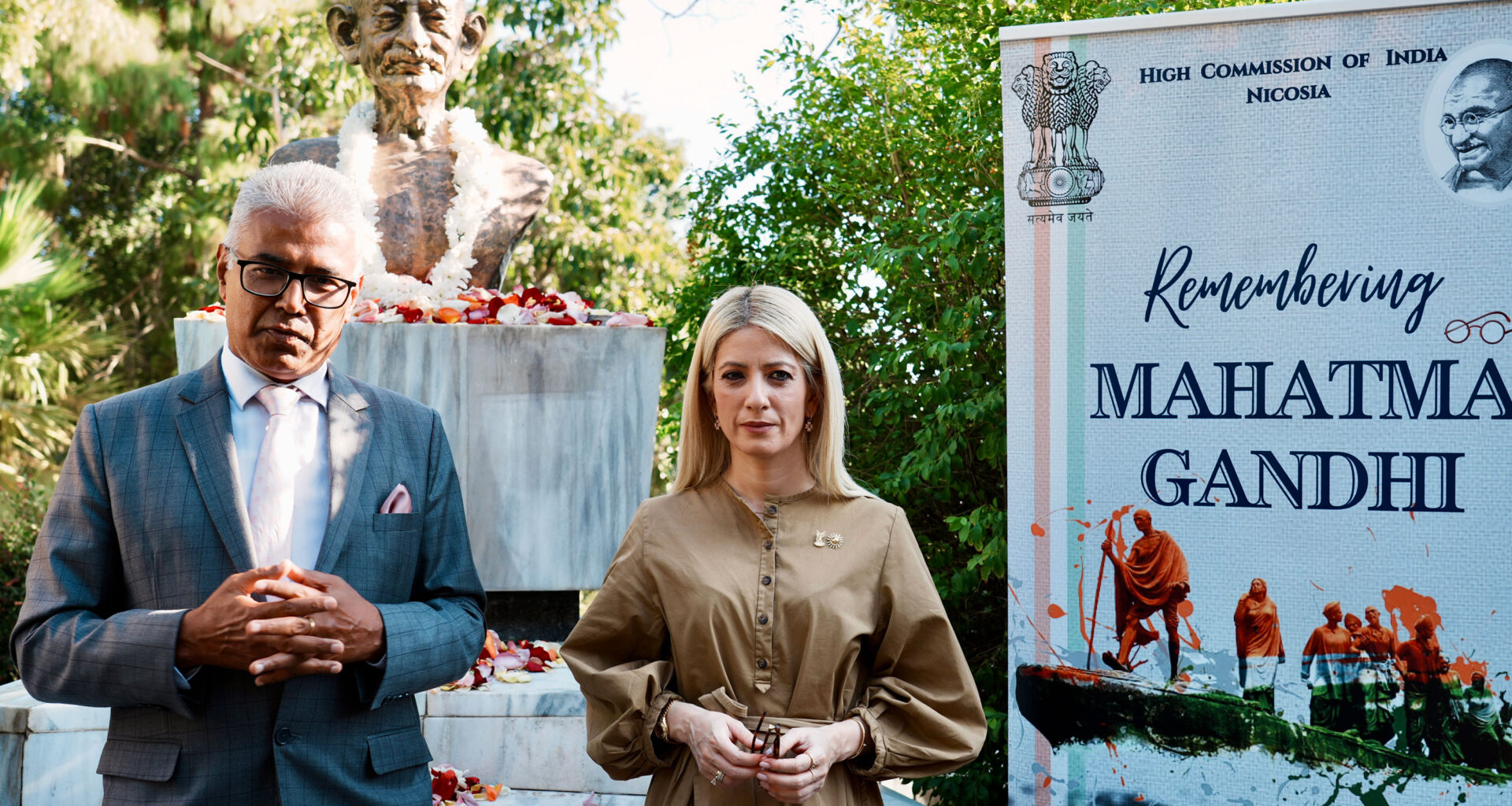 cover Ghandi’s teachings a guiding beacon, Demetriou says